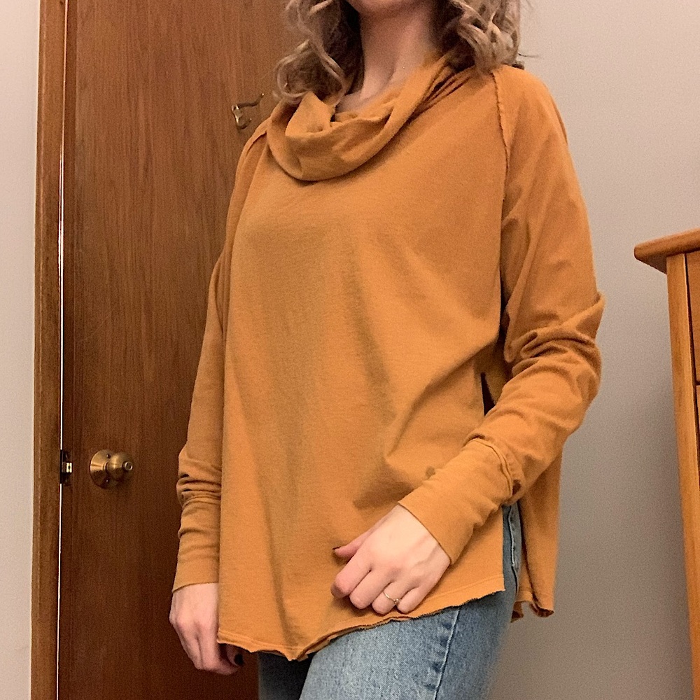 Free People - “Don’t You Want Me” Cowl Neck Top - XS